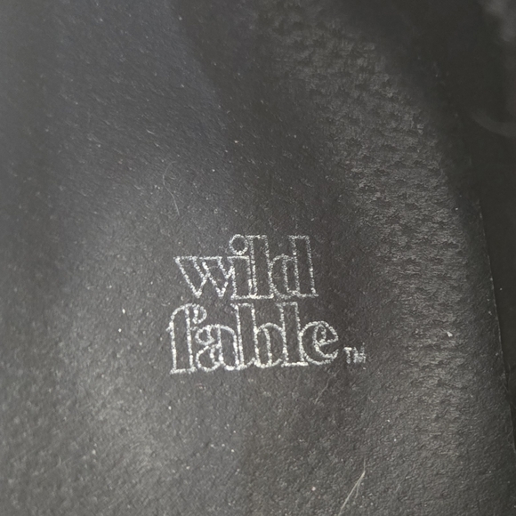 Wild Fable Womens Faux Brown Leather Knee Hi Moto Buckle Boots - Size 8.5 - Picture 10 of 12